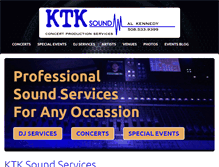 Tablet Screenshot of ktksound.com